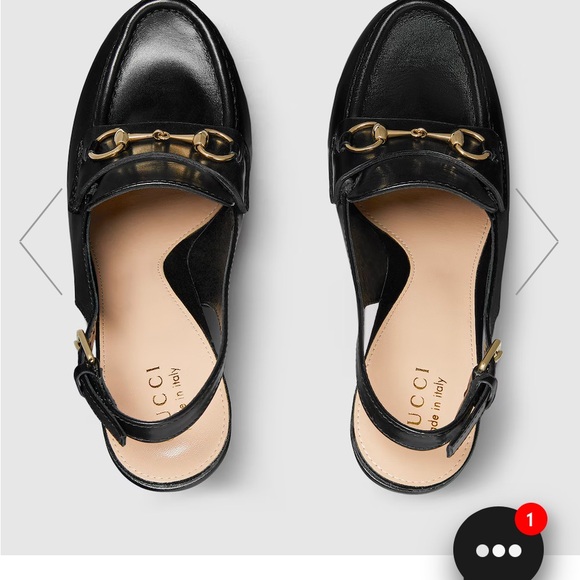 BNWT GUCCI Horsebit Platform slingback loafer - Picture 7 of 14